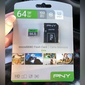 64 GB MicroSDXC flash card elite